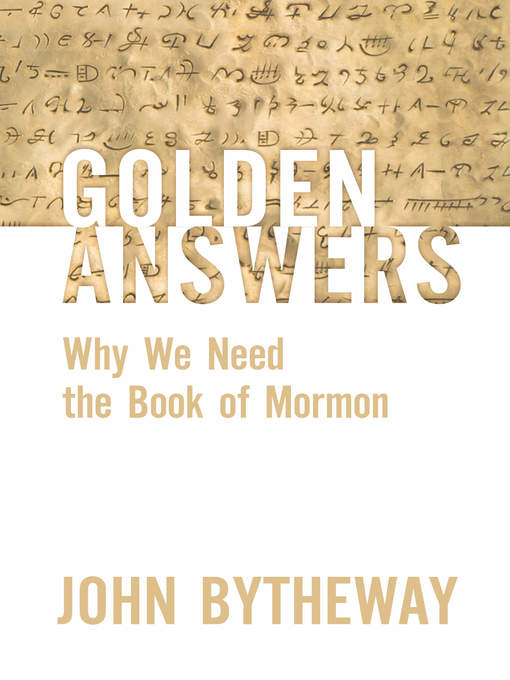 Title details for Golden Answers by John Bytheway - Available